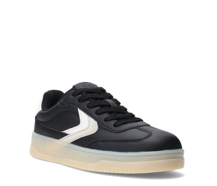 Championes de Mujer Miss Carol VILARD con lineas laterales Negro