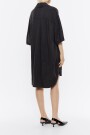 VESTIDO CORTO OVERSIZE Negro