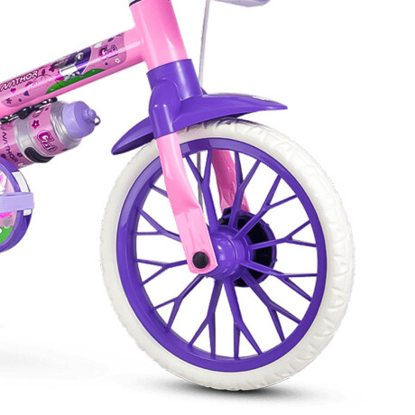 Bicicleta Niño Montaña Rod. 12 Y Caramañola Rosa-Violeta