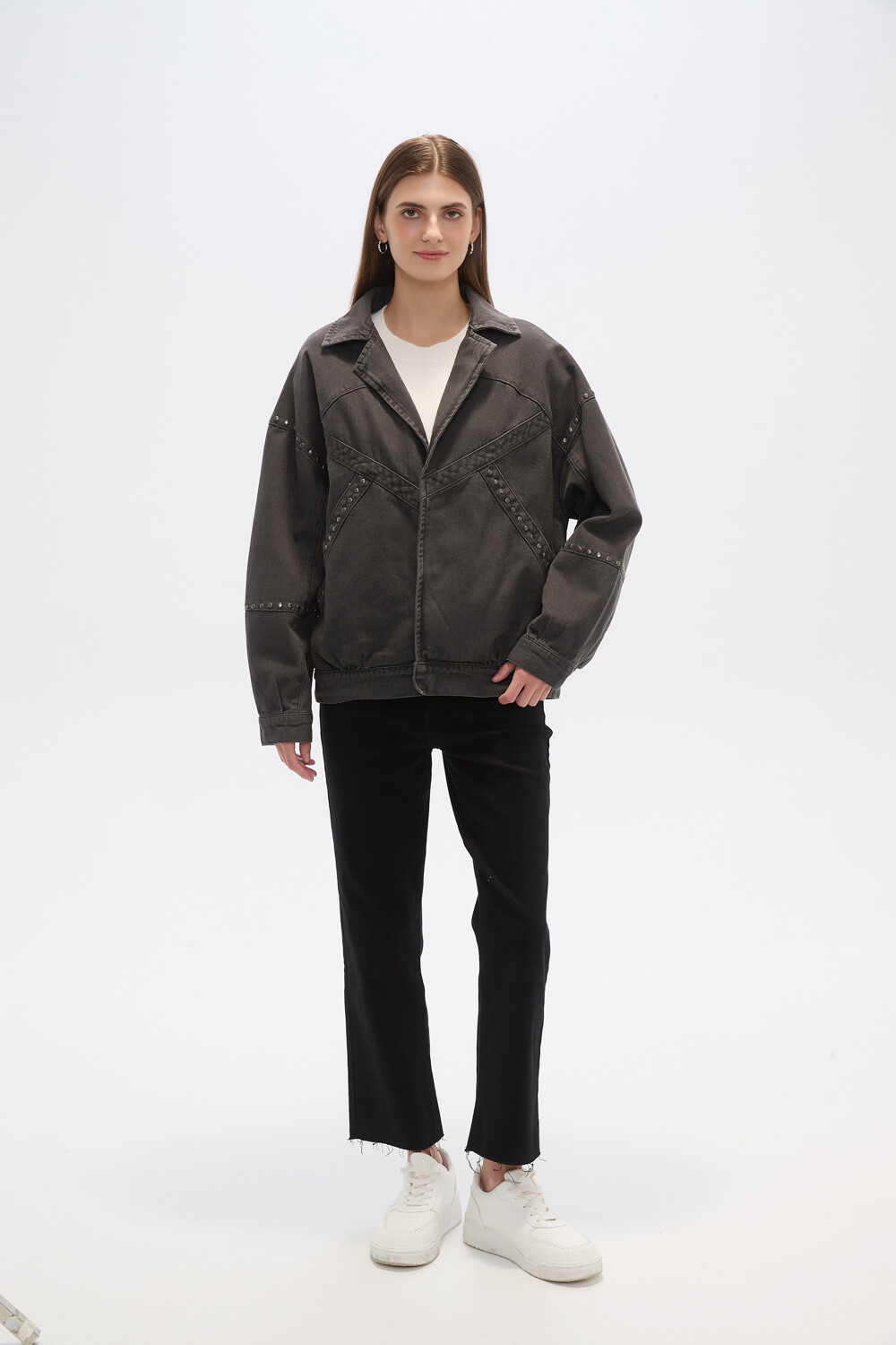 Campera Filoi Gris Oscuro