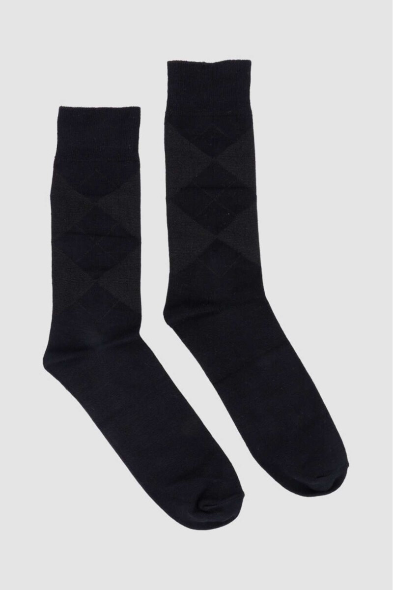 Medias de modal lisas - Negro 