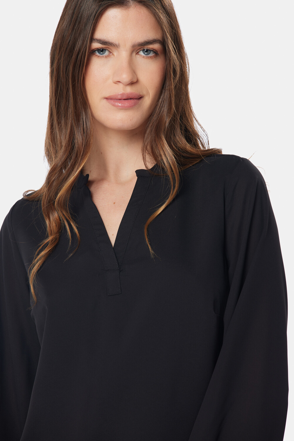 BLUSA MANGA LARGA Negro