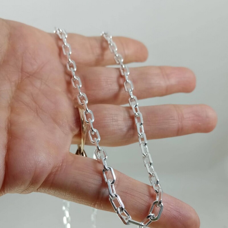 Cadena force plata 925, 60 cm. Cadena force plata 925, 60 cm.