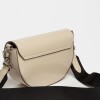 Mini Bag The Circle En Cuero Charol Arrugado Natural