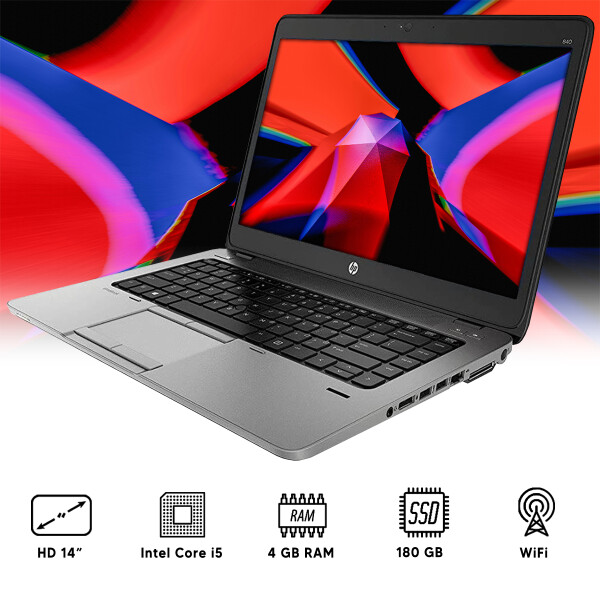Notebook Hp Elitebook 840 G1 I5 / 4 Gb Ram / 180gb Ssd NOTEBOOK RFPL HP EB 840 G1 I5/4/180/14