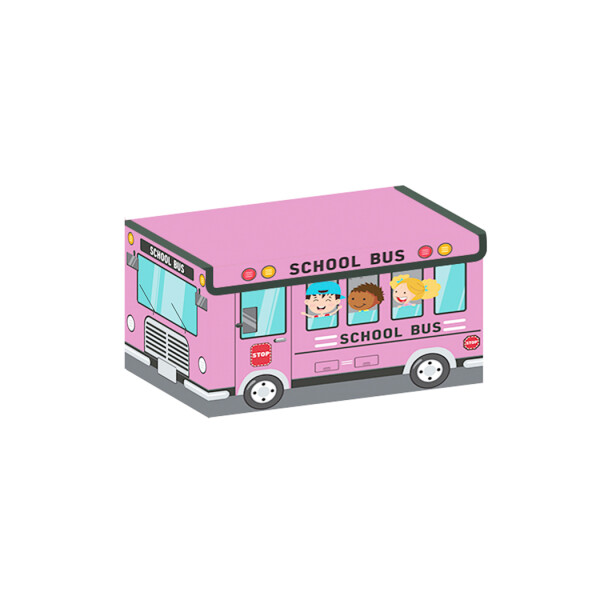 Organizador infantil bus rosa