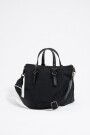 BOLSO SHOPPER MEDIANO NYLON Negro
