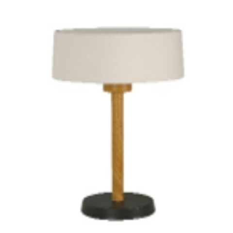 VELADOR DE MESA E27 MADERA Y NEGRO VELADOR DE MESA E27 MADERA Y NEGRO