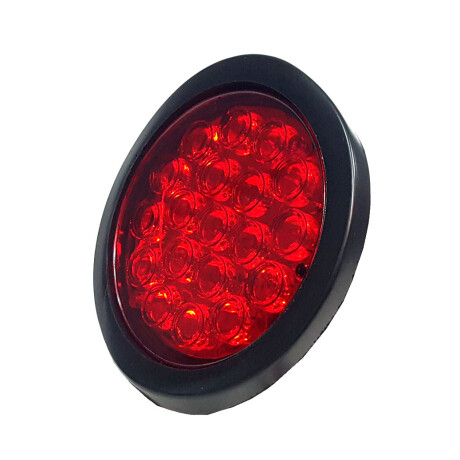 FAROL - TRAS. LED 12-24V REDONDO ROJO 10.5CM - FAROL - TRAS. LED 12-24V REDONDO ROJO 10.5CM -