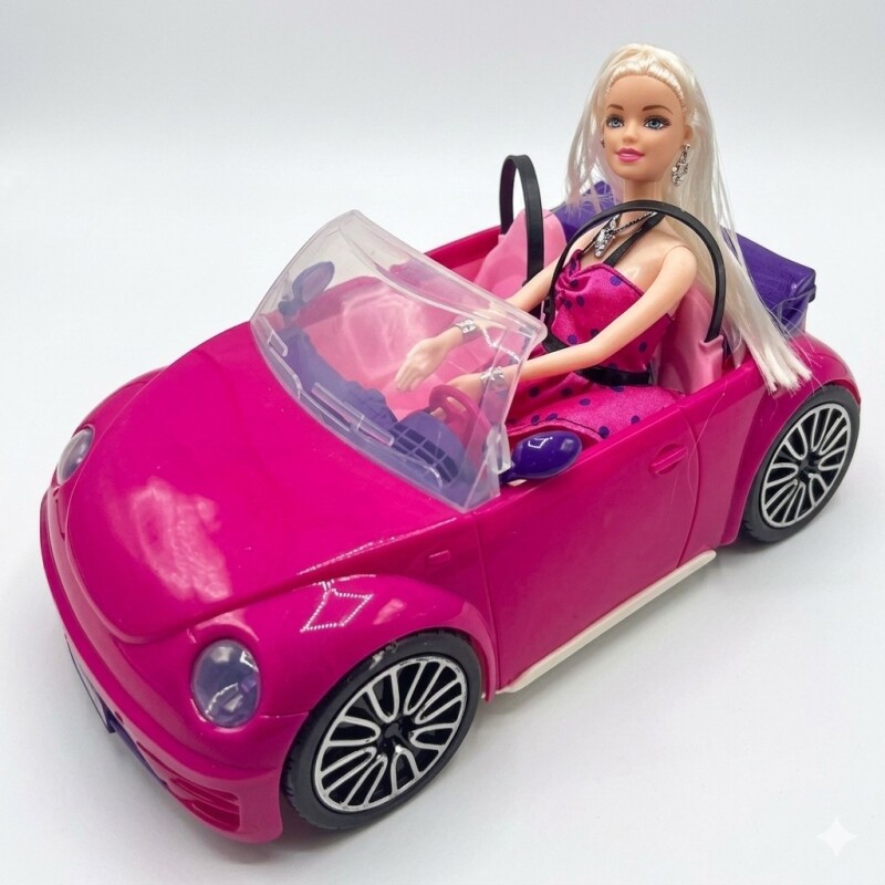 MUÑECA BARBIE CON AUTO ROMANTIC GIRL MUÑECA BARBIE CON AUTO ROMANTIC GIRL