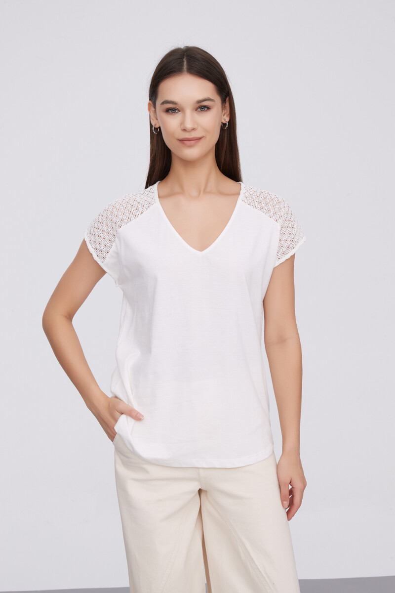 Remera Selam - Marfil / Off White 