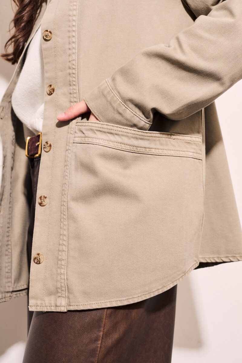 Sobrecamisa Lavada Safari