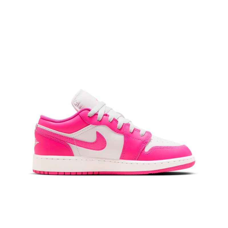 Championes Air Jordan 1 Bajo de Niña Rosado