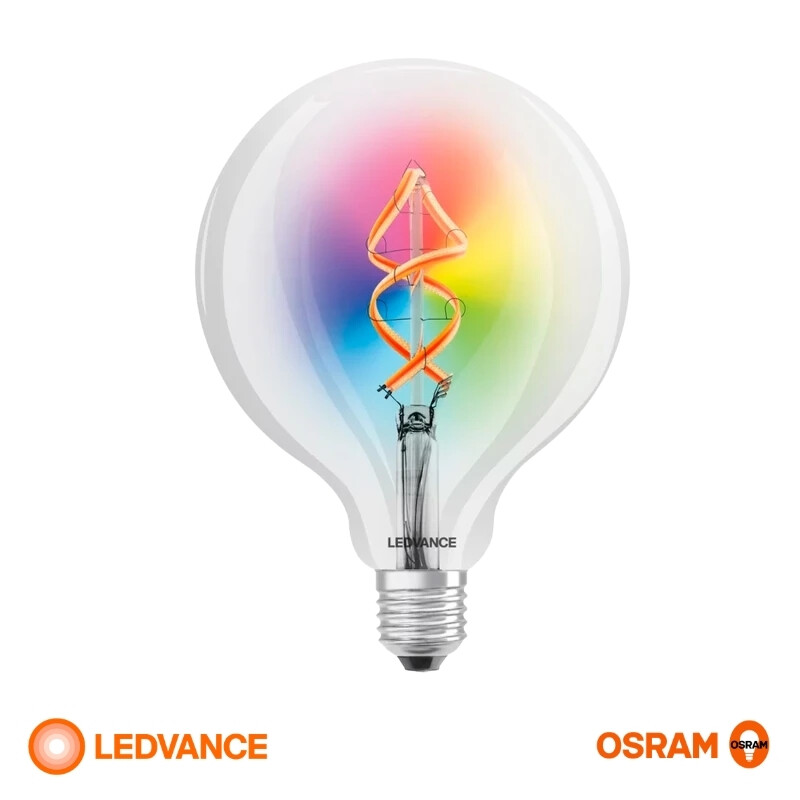 LAMPARA LED G95 SMART LEDVANCE OSRAM 6W RGBW Lámpara LED Smart WiFi LEDVANCE OSRAM G95 6W RGBW