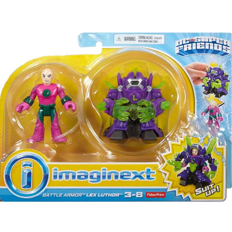 Imaginext DC Super Friends, armadura de batalla, Lex Luthor Imaginext DC Super Friends, armadura de batalla, Lex Luthor