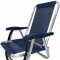 Silla Baja Playa, Pesca Buzios C/correa En Aluminio Apta 120kg AZUL