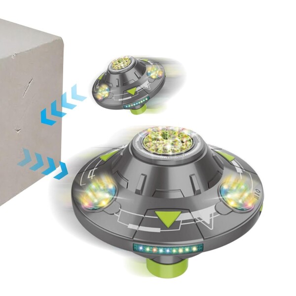 Burbujero Giratorio Automatico Con Luces Burbujas Recargable Variante Color Gris
