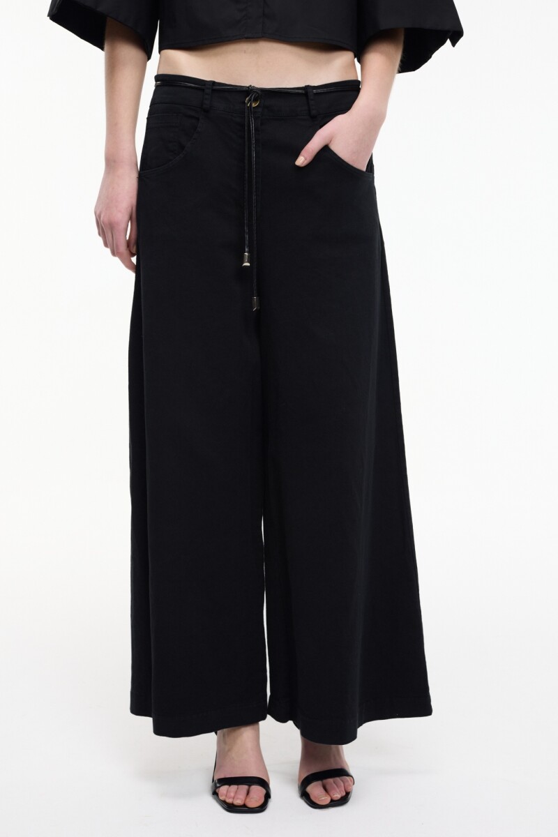 PANTALÓN ANCHO Negro