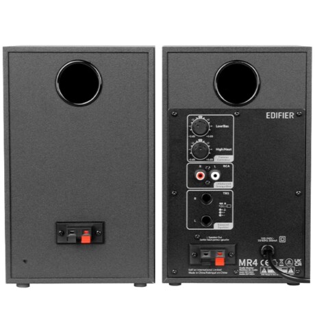 Parlantes Edifier MR4 de estudio negros Parlantes Edifier MR4 de estudio negros