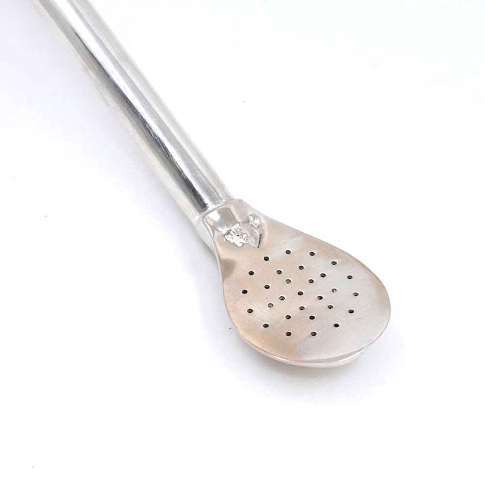Bombilla plata gruesa Bombilla plata gruesa