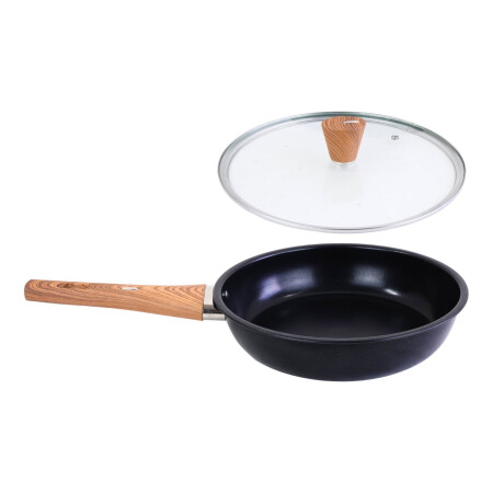 Sarten antiadherente con tapa de vidrio 28cm Sarten antiadherente con tapa de vidrio 28cm