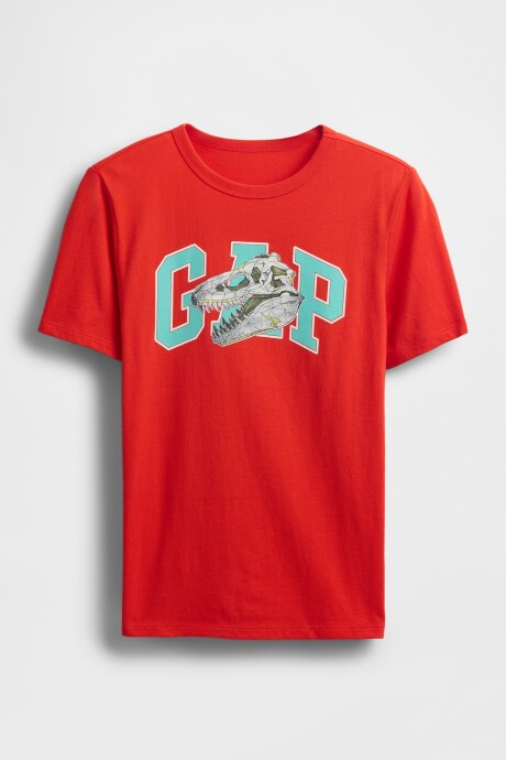 Remera Gráfico Niño Poster Red