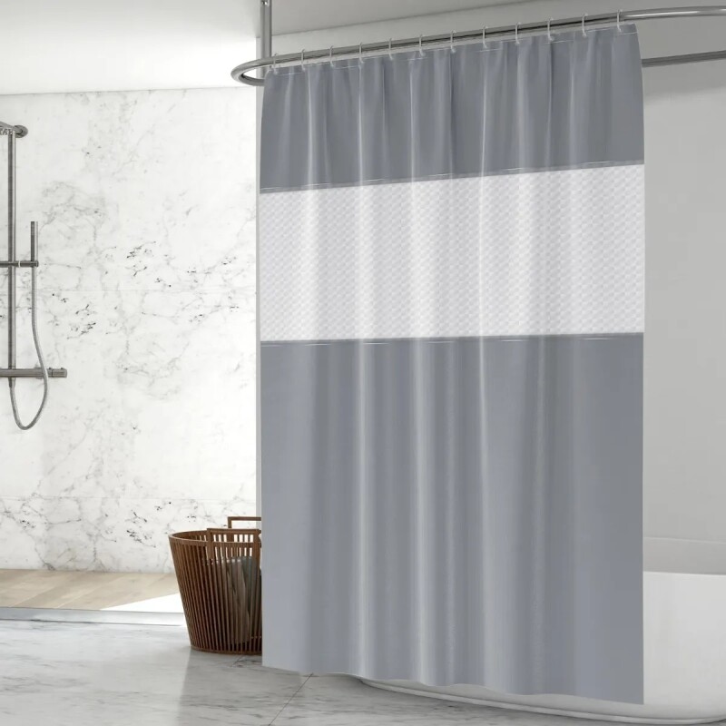 Cortina de baño 180 x 200 GRIS