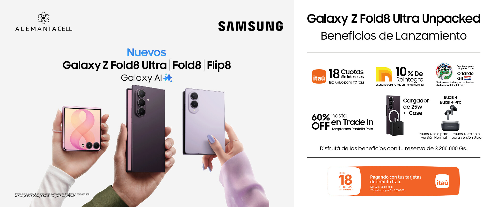 PREVENTA Samsung Galaxy ZFold8/ZFlip8
