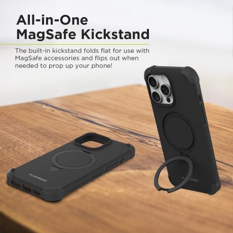Protector Dualtek PureGear magsafe Iphone 16 Pro negro V01