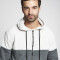Campera felpa negro