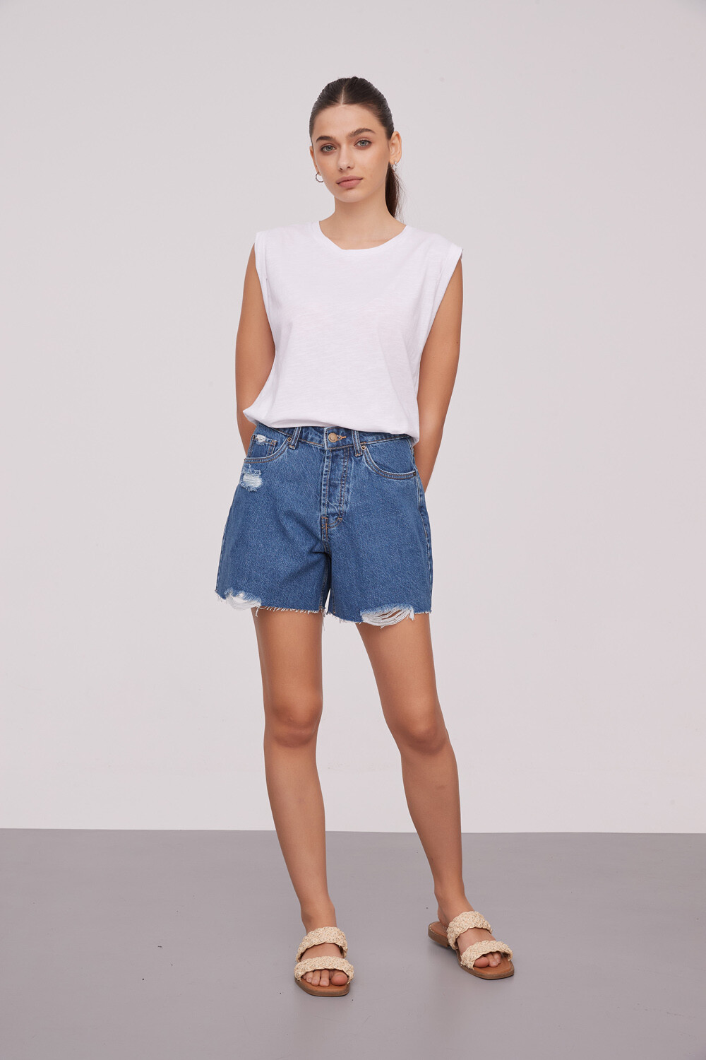 Short Gampie Azul