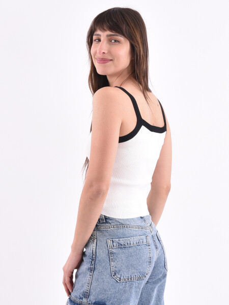 MUSCULOSA TRINA BLANCO