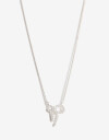 Cadena Corta con Dije Strass Cadena Con Dije Plata 925 - Plateado