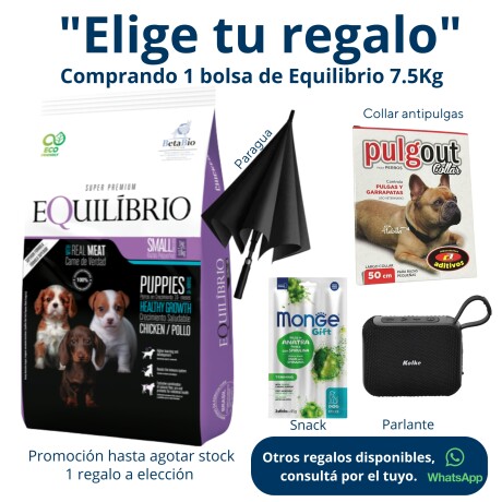 EQUILIBRIO PERRO CACHORRO RAZAS PEQUEÑAS 7.5 KG Equilibrio Perro Cachorro Razas Pequeñas 7.5 Kg