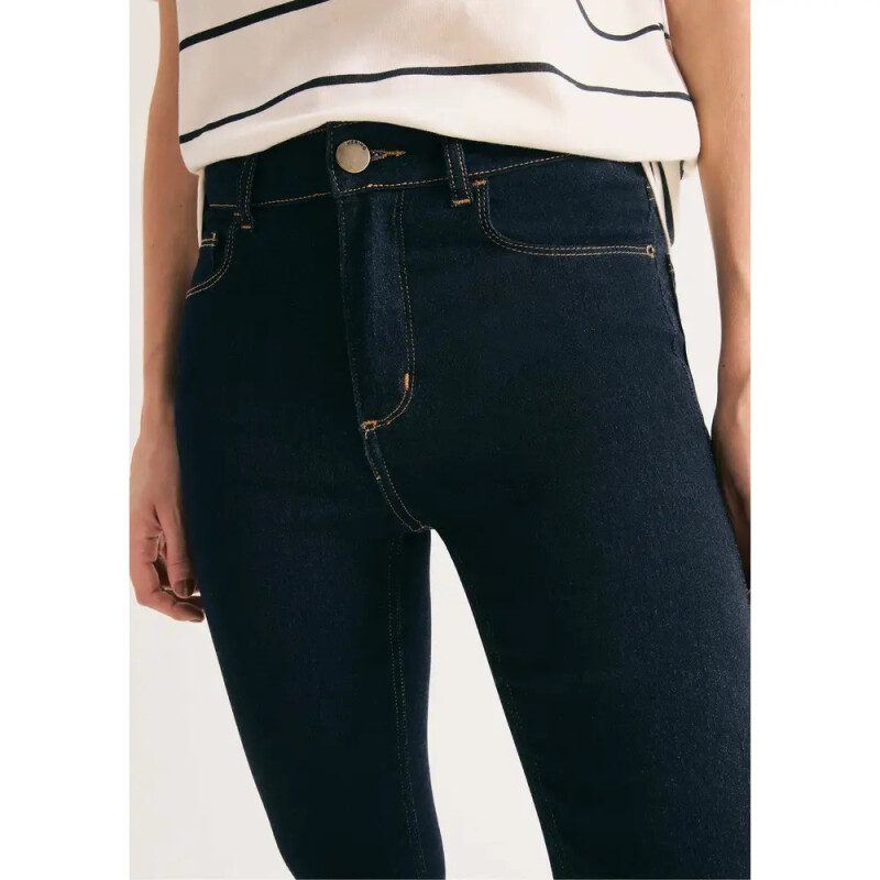 CALCA SUPER SKINNY FEM AZUL ESCURO