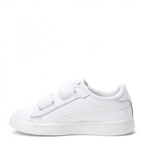 Championes Infantiles Puma Smash 3.0 Leather Blanco