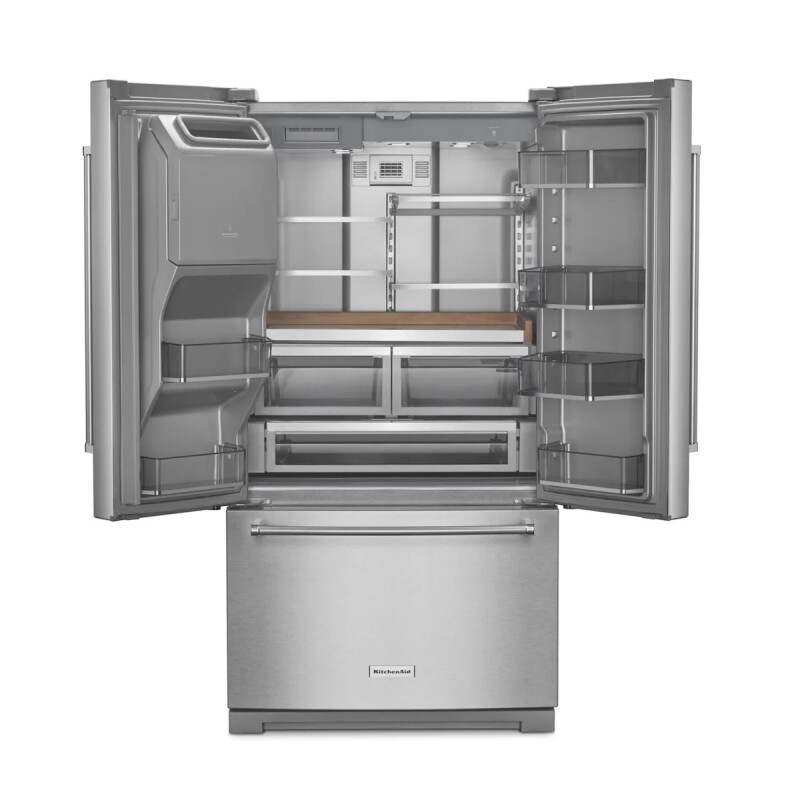 NEVERA FRENCH DOOR KITCHEN-AID,27 P.C., DISPENSADOR DE AGUA Y HIELO 001