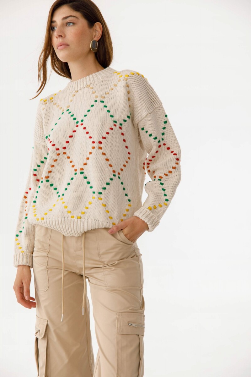 Sweater Rainbow Crudo