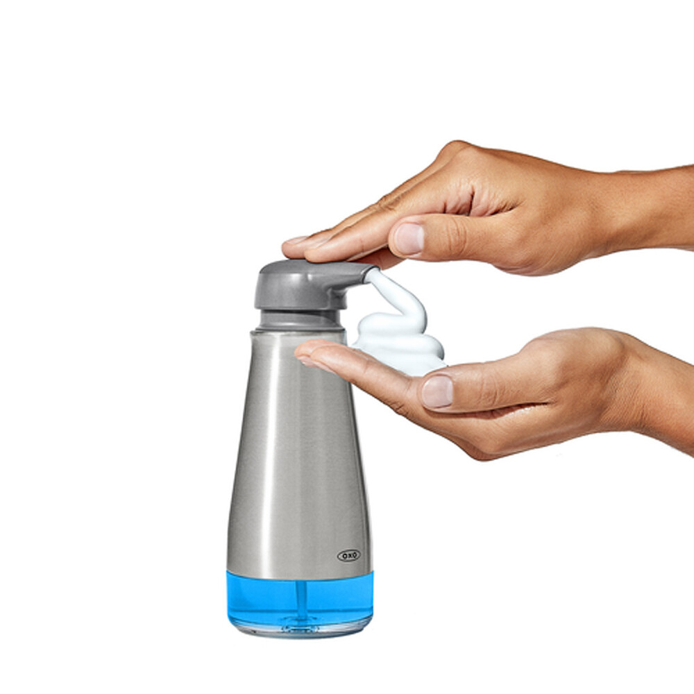 OXO GG DISPENSADOR DE JABÓN ESPUMOSO DE ACERO INOXIDABLE N/A
