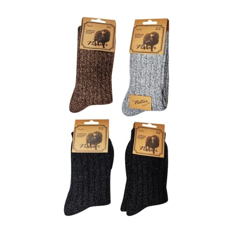 Par de Medias de Hombre Melange HU0289 Varios Colores 001