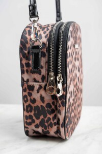 Porta Celular Animal Print Camel