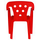 Silla infantil con apoya brazos ROJO