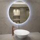 ESPEJO REDONDO ANTI CORROSION CON LED 70CM DIAMETRO FEEL 000