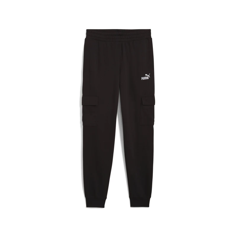 Pantalón Largo ESS No.1 Logo Cargo TR Chupín de Hombre Negro