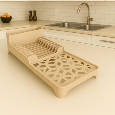 Escurridor de plástico mediano CAPPUCCINO