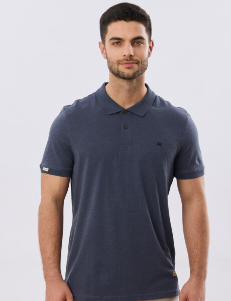 REMERA POLO LISA JERSEY Denim