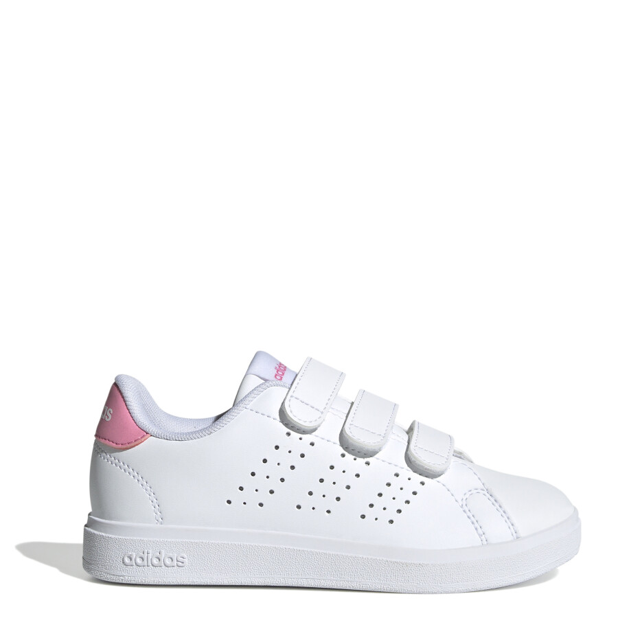 Championes Infantiles Adidas Advantage Base 2.0 Blanco - Rosa