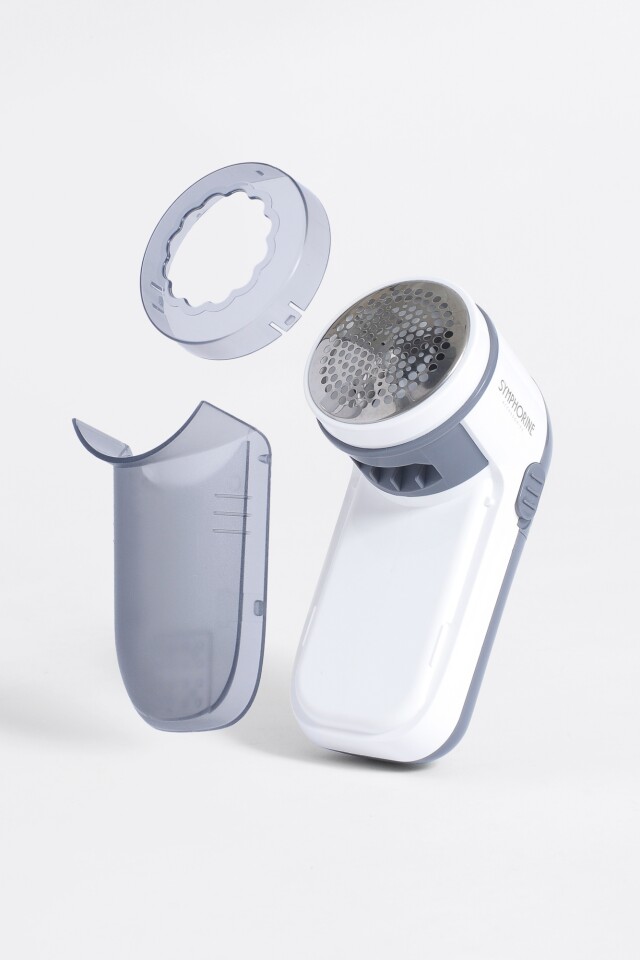 Removedor de pelusa gris