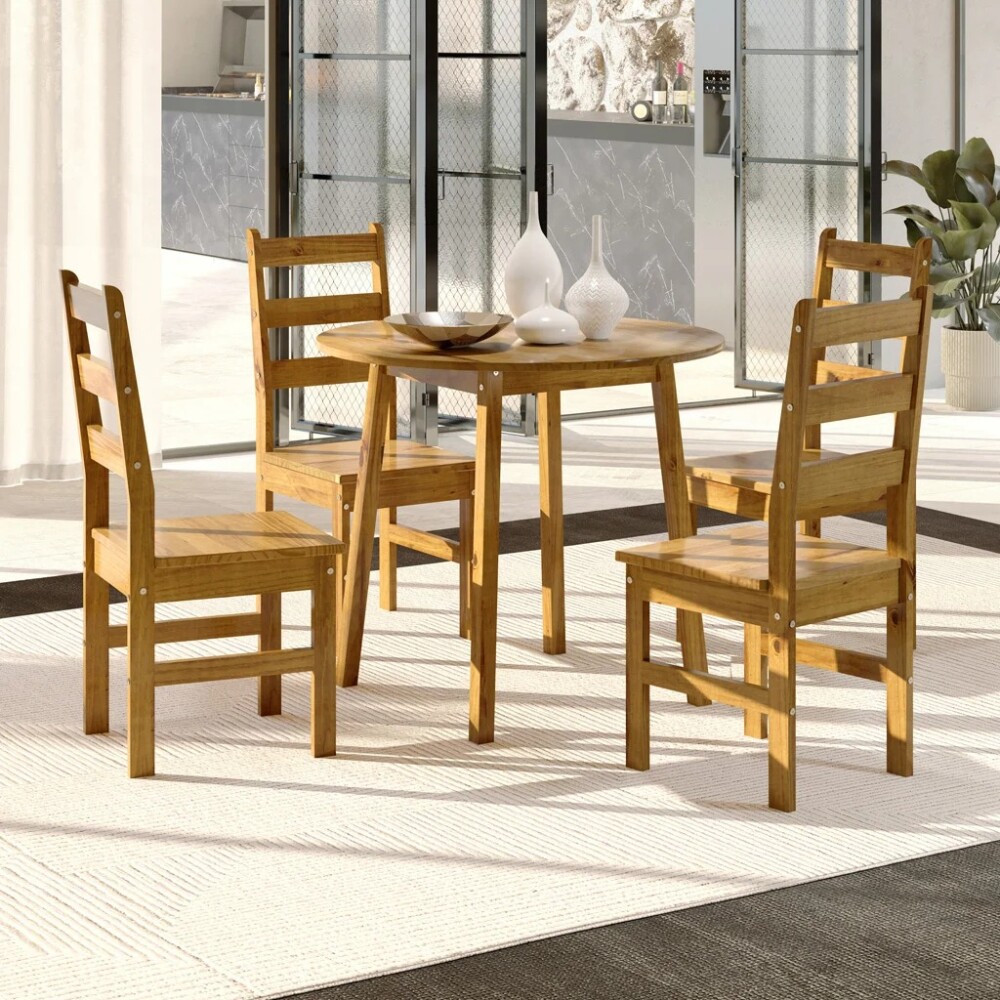 Conjunto de Comedor 4 sillas - Irlanda Natural