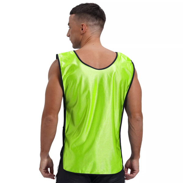 Chaleco Entrenamiento Deportes Futbol Adultos Unisex Fitness Variante Color Verde